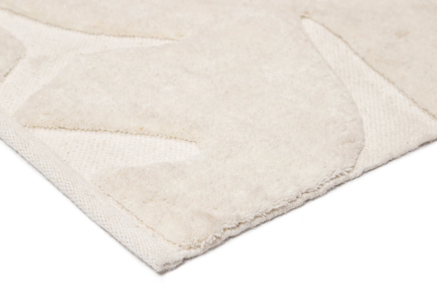 Elara Ivory Handwoven Machine Washable Wool Rug