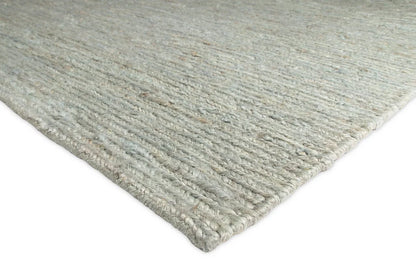 Verdant Green Natural Dyed Jute Schumak Hanwoven Rug and Runner