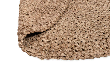 Serena Handcrocheted Round Jute Rug