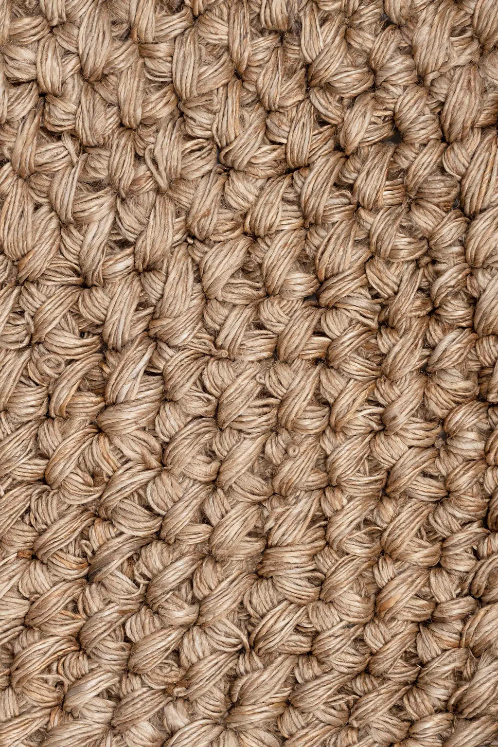 Serena Handcrocheted Round Jute Rug