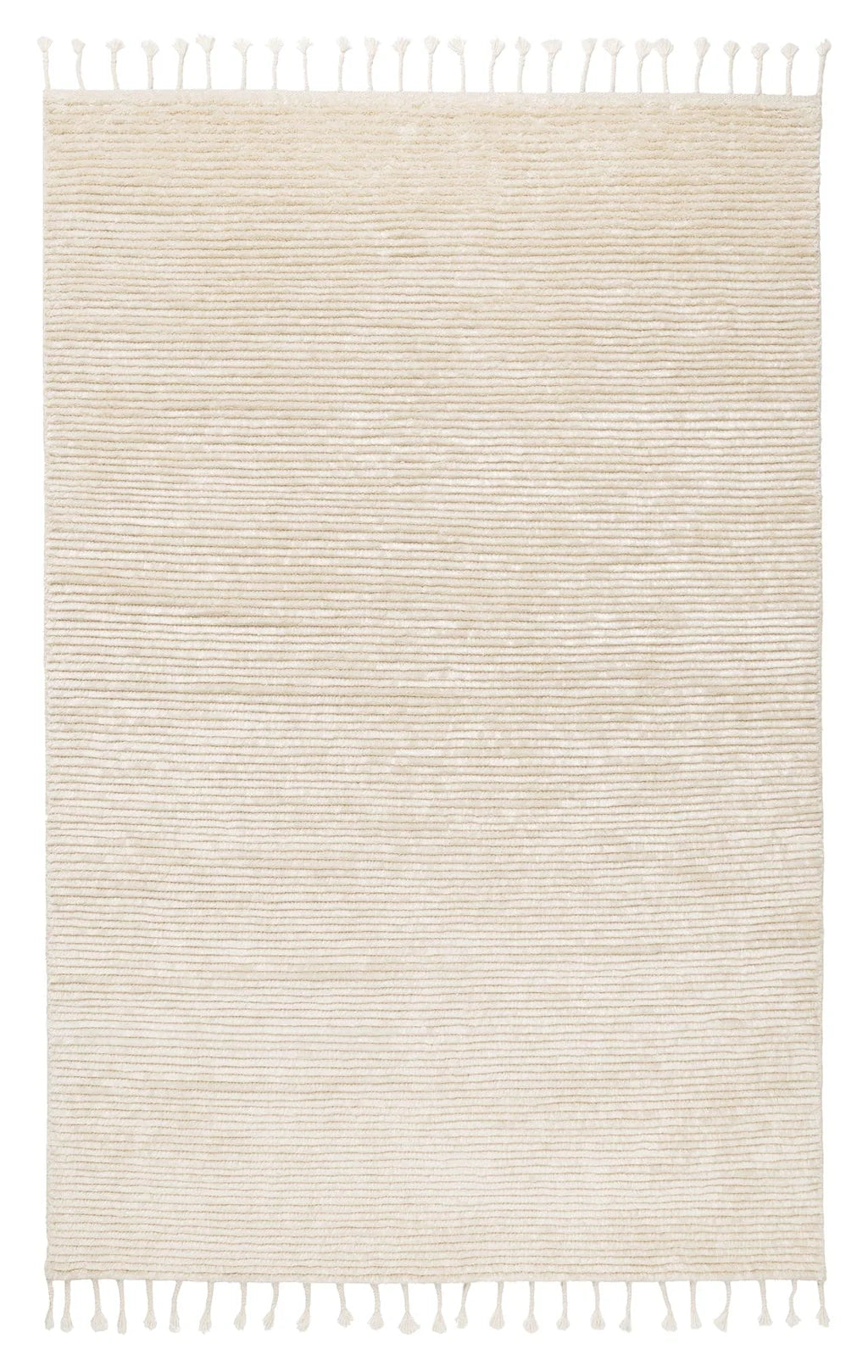 Sable Ivory Handknotted Ultra soft  Recyled Polyester Rug