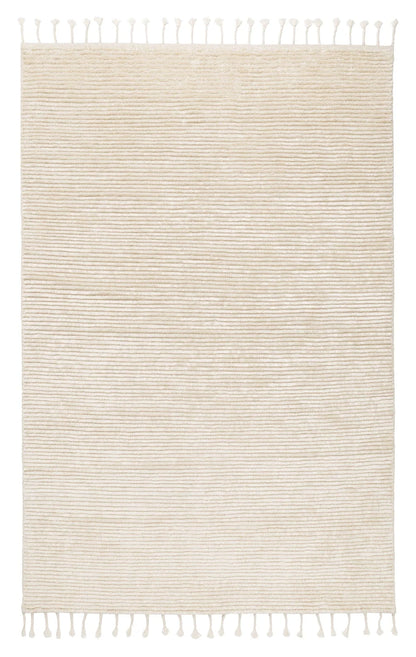 Sable Ivory Handknotted Ultra soft  Recyled Polyester Rug