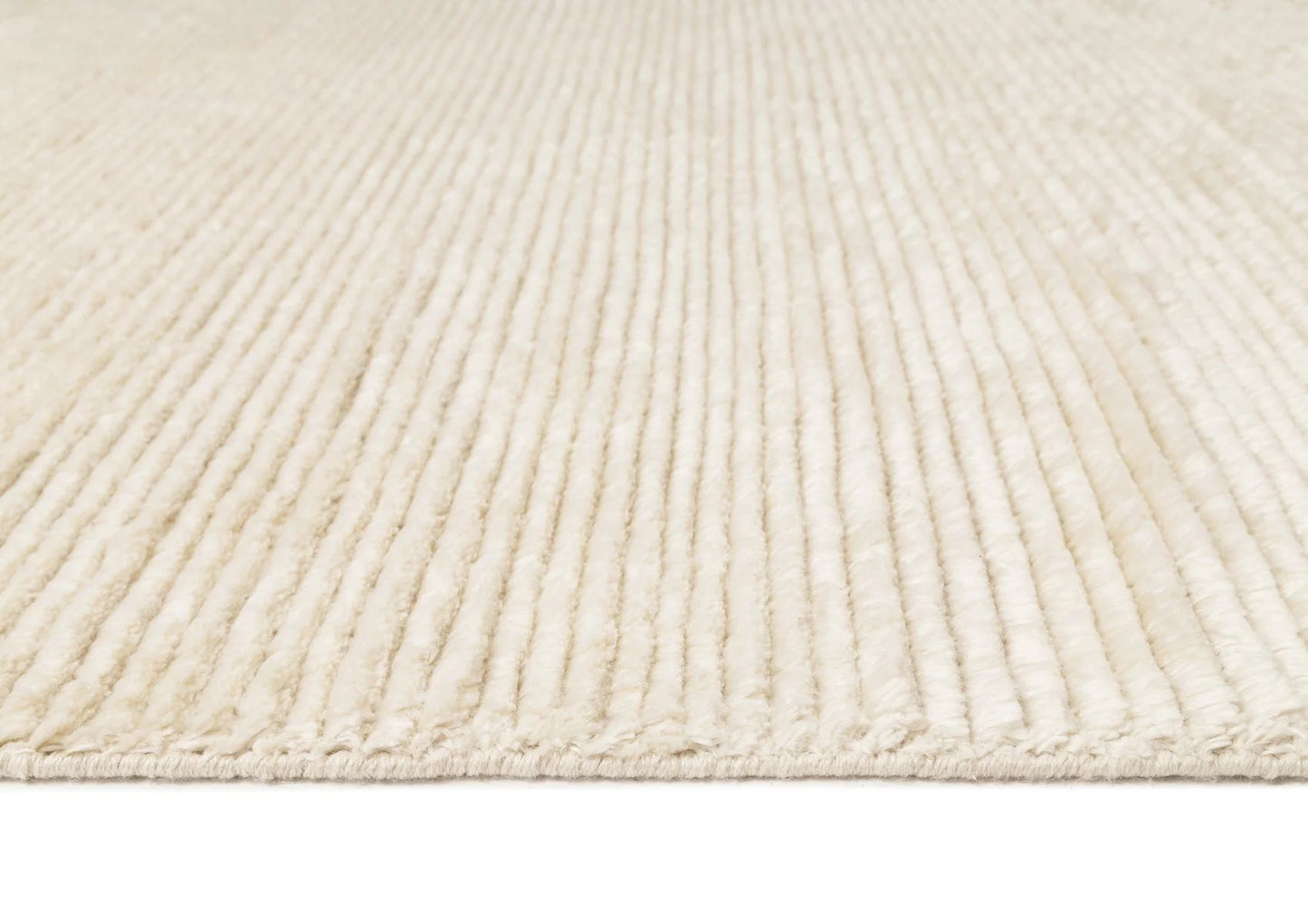 Sable Ivory Handknotted Ultra soft  Recyled Polyester Rug