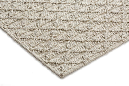 Lyanna Ivory Handwoven Wool Rug