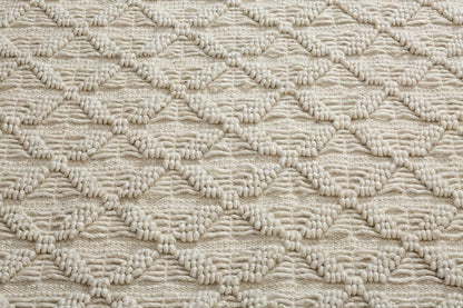 Lyanna Ivory Handwoven Wool Rug