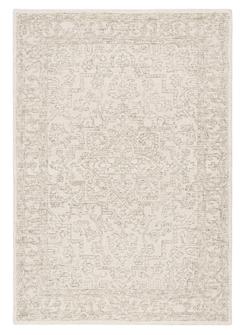 Everest Green & Ivory HandTufted Wool Carpet