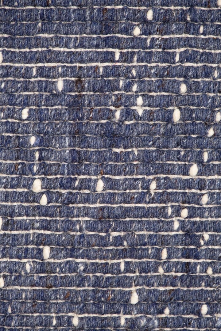 Azure Ocean Blue Handwoven Wool Rug