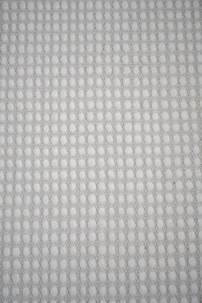 Eterna Ivory Handwoven Flat weave Wool Rug