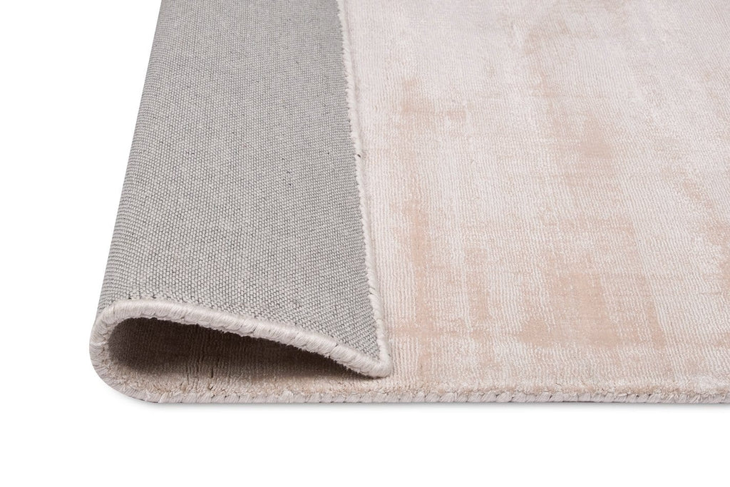 Sienna Blush and Ivory Handloom Tip sheared Ultra Soft Viscose Rug