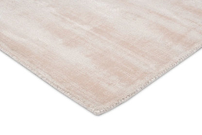 Sienna Blush and Ivory Handloom Tip sheared Ultra Soft Viscose Rug