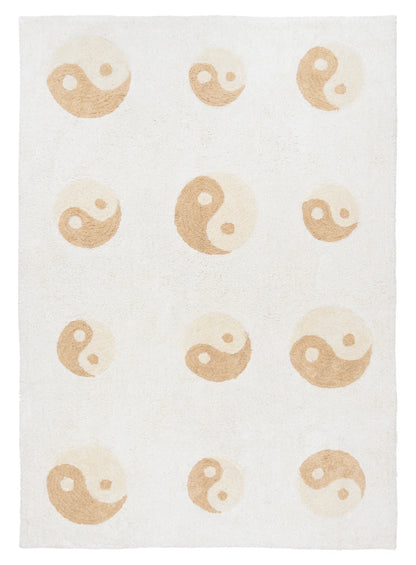 Yin Natural Cotton High Pile Soft Machine Washable Rug