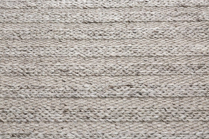 Solmar Grey and Charcoal Handwoven Wool Rug