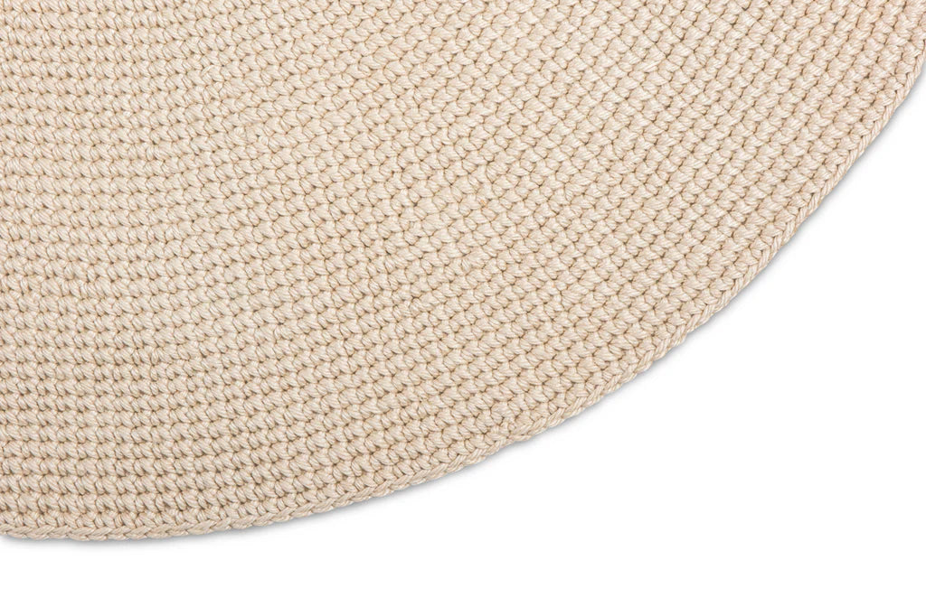 Nessa Hand-Crocheted Recycled Polyester Round Rug