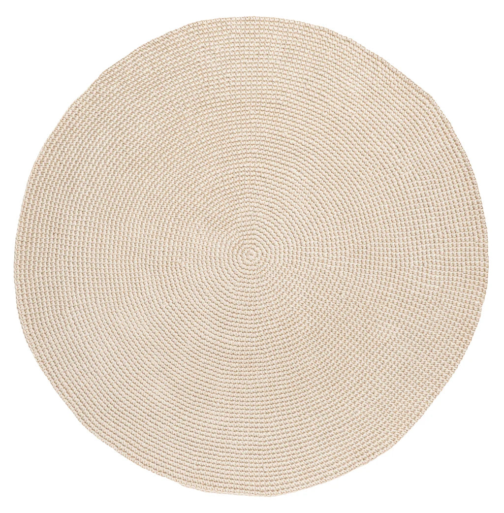 Nessa Hand-Crocheted Recycled Polyester Round Rug