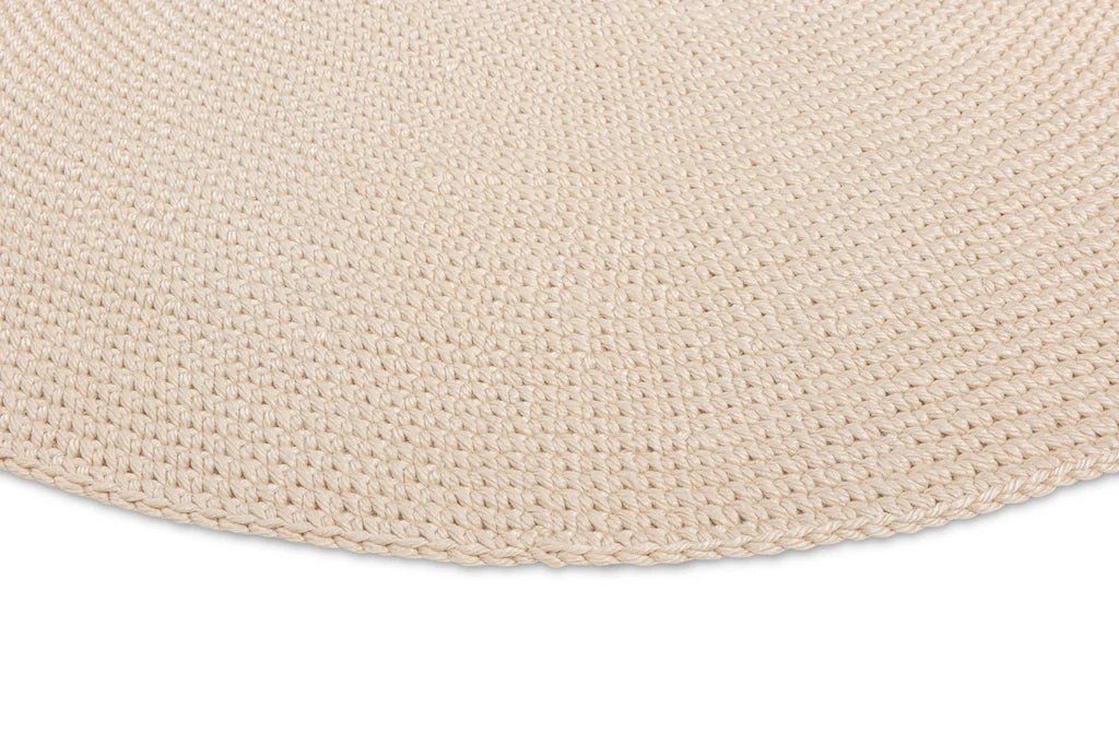 Nessa Hand-Crocheted Recycled Polyester Round Rug