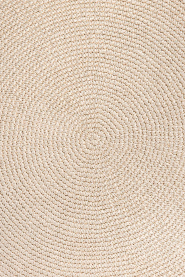 Nessa Hand-Crocheted Recycled Polyester Round Rug