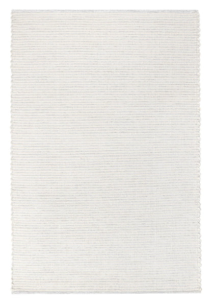 Amara Ivory and Cream Hand Woven Wool Rug