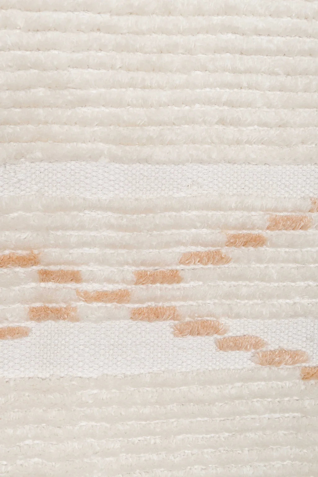 Ivora Handknotted Ivory and Mustard Brown Recycled Polyester Ultra Soft Rug
