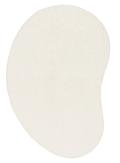 Hannah – Luxuriously Soft Ivory Table-Tufted Washable Cotton Rug