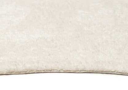 Hannah – Luxuriously Soft Ivory Table-Tufted Washable Cotton Rug